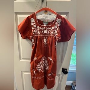 Burnt orange Nativa dress